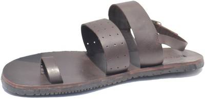 Lebose Men Brown Flats