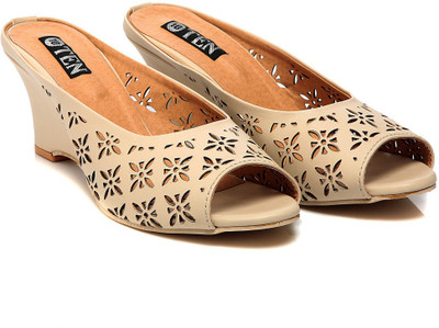 

TEN Women Beige Heels