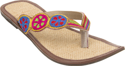 

Footrendz Women Red::Blue; pink; yellow; green Flats