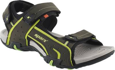 Sparx Men Olive Fl Green Sandals