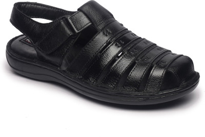 

Feather Leather Men Black Sandals