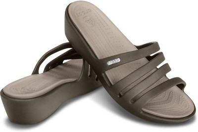 

Crocs Women Brown Wedges