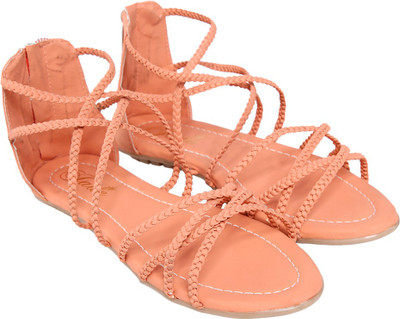 

Jade Women Peach Flats