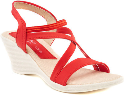 

Dolphin Miles Women Red Wedges