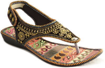 

Myra Women Golden Flats
