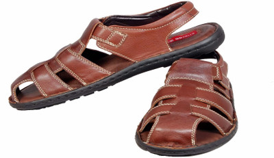 

99Cells Men Brown Sandals