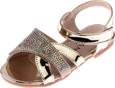 

Happy Bachpan Girls Sports Sandals, Golden