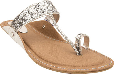 

Royal Collection Women Silver Flats