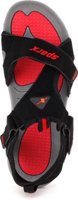 Sparx Men Black Black Sports Sandals