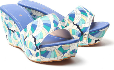 

Nell Women Blue Wedges