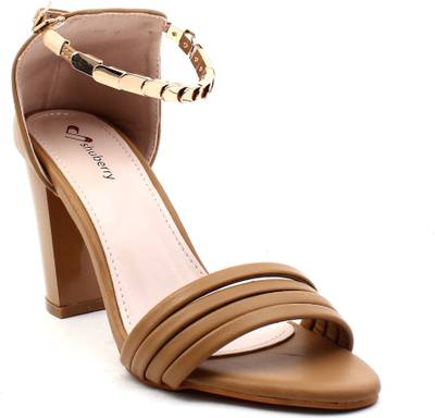 Shuberry Women Tan Heels