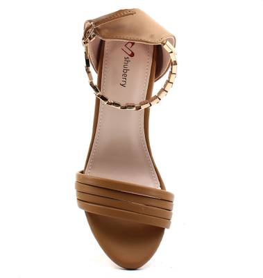 Shuberry Women Tan Heels