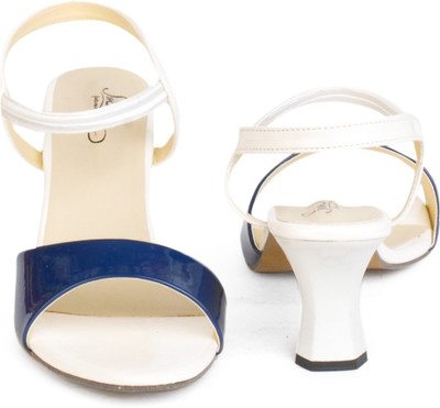 Sindhi Footwear Women White Heels