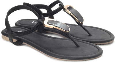 Inc. Women Black Flats