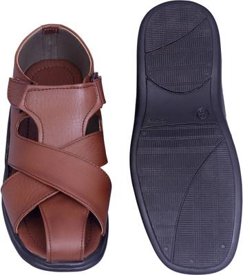 Shopolozy Men Black Sandals