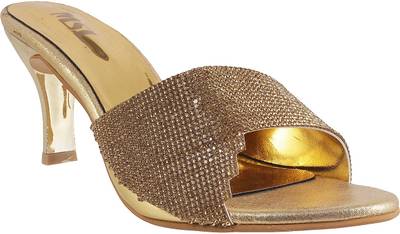 MSL Women 15,Gold Heels