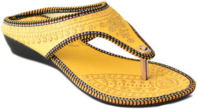 

Myra Women Yellow Flats