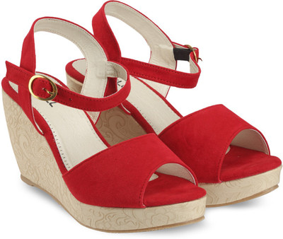

Nell Women Red Wedges