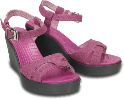 

Crocs Women Purple Wedges