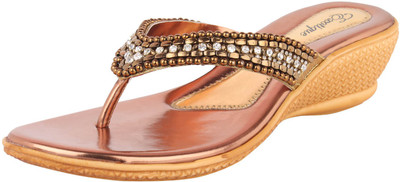 

Exotique Women Bronze Wedges