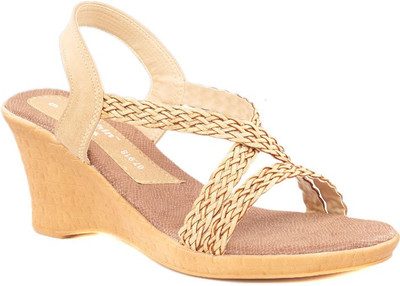 

Dolphin Miles Women Beige Wedges