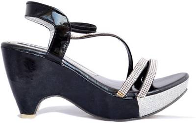 Myra Women Black Heels