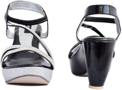 Myra Women Black Heels
