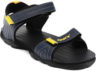 

Sparx Men Navy Blue Yellow Sandals