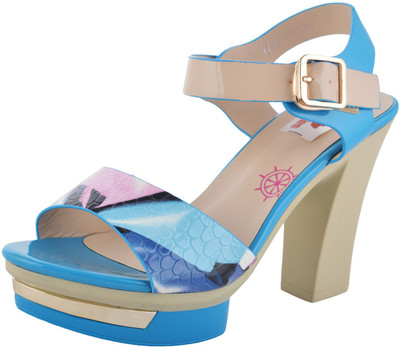 

Willywinkies Women Blue Heels
