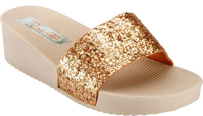 

Zachho Women Golden Wedges