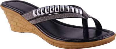 

Adorn Women Black Wedges