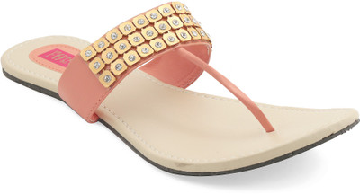 

Footrendz Women Peach Flats