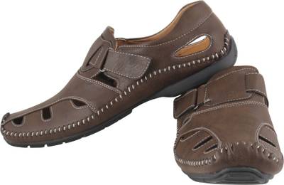 Kivanahs Men Black Sandals