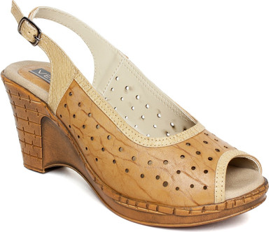

Vendoz Women Beige Wedges