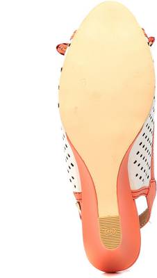 Ten Women Orange Heels