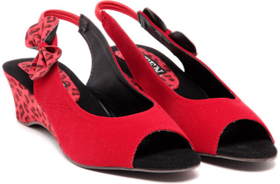 

TEN Women Red Wedges