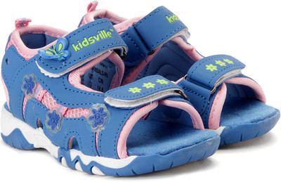 

Kids Ville Boys & Girls Sports Sandals(Blue