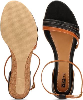 Yepme Women Beige &amp; Brown Heels