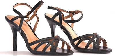 Vanson Women Black Heels