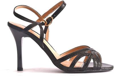 Vanson Women Black Heels
