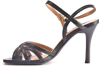 Vanson Women Black Heels