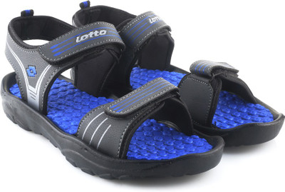 

Lotto Men Grey/Blue Sports Sandals