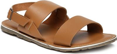 Invictus Men Tan Sports Sandals