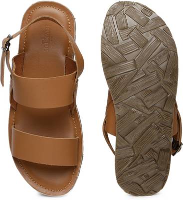 Invictus Men Tan Sports Sandals