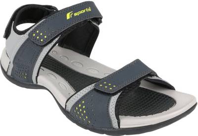 Fsports Men Navy Fluorescent Yellow Sandals
