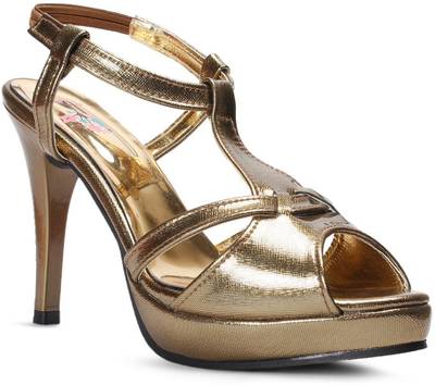Meriggiare Women Gold Heels