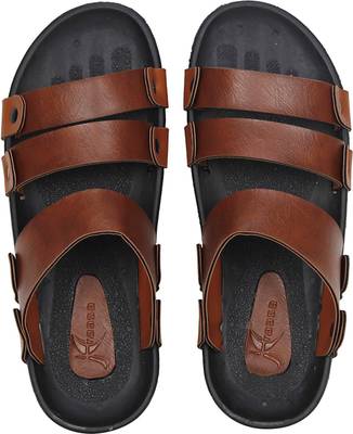 Kraasa Men Tan Sandals
