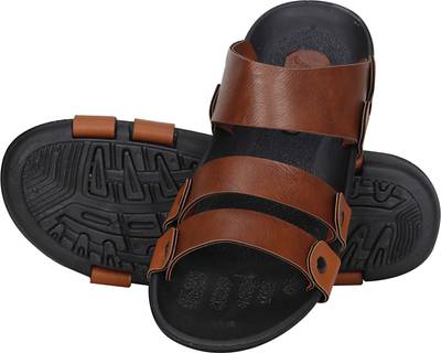 Kraasa Men Tan Sandals
