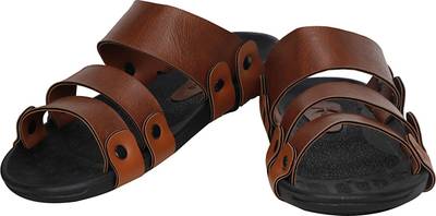 Kraasa Men Tan Sandals