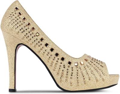 Kielz Women Gold Heels